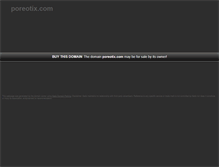Tablet Screenshot of poreotix.com